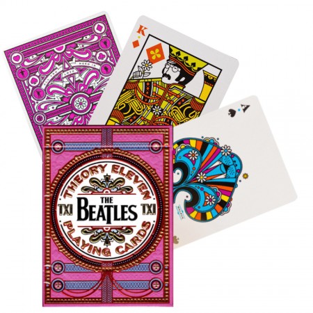 Theory11 The Beatles žaidimo kortos (rožinės)